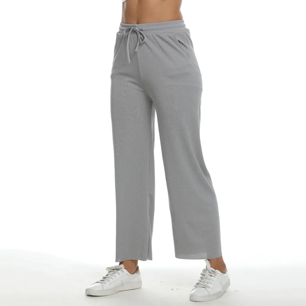 Женские Мешковатые брюки карандаш зимние однотонные широкие спортивные