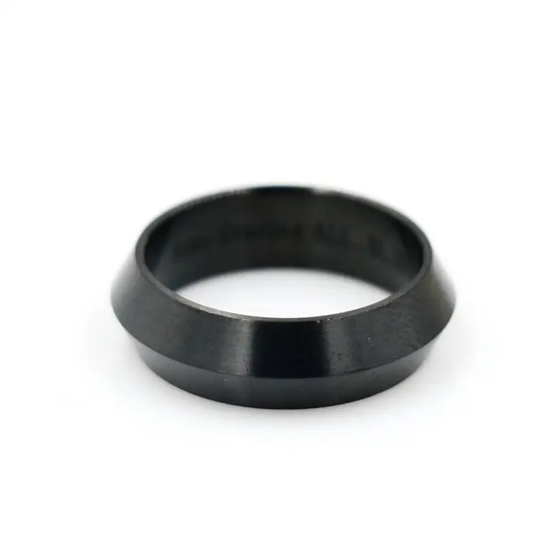 black 3 jiao ring Минималистичное треугольное кольцо для мужчин титановое черное Размер 6-12 - Цвет основного камня: black 3 jiao ring