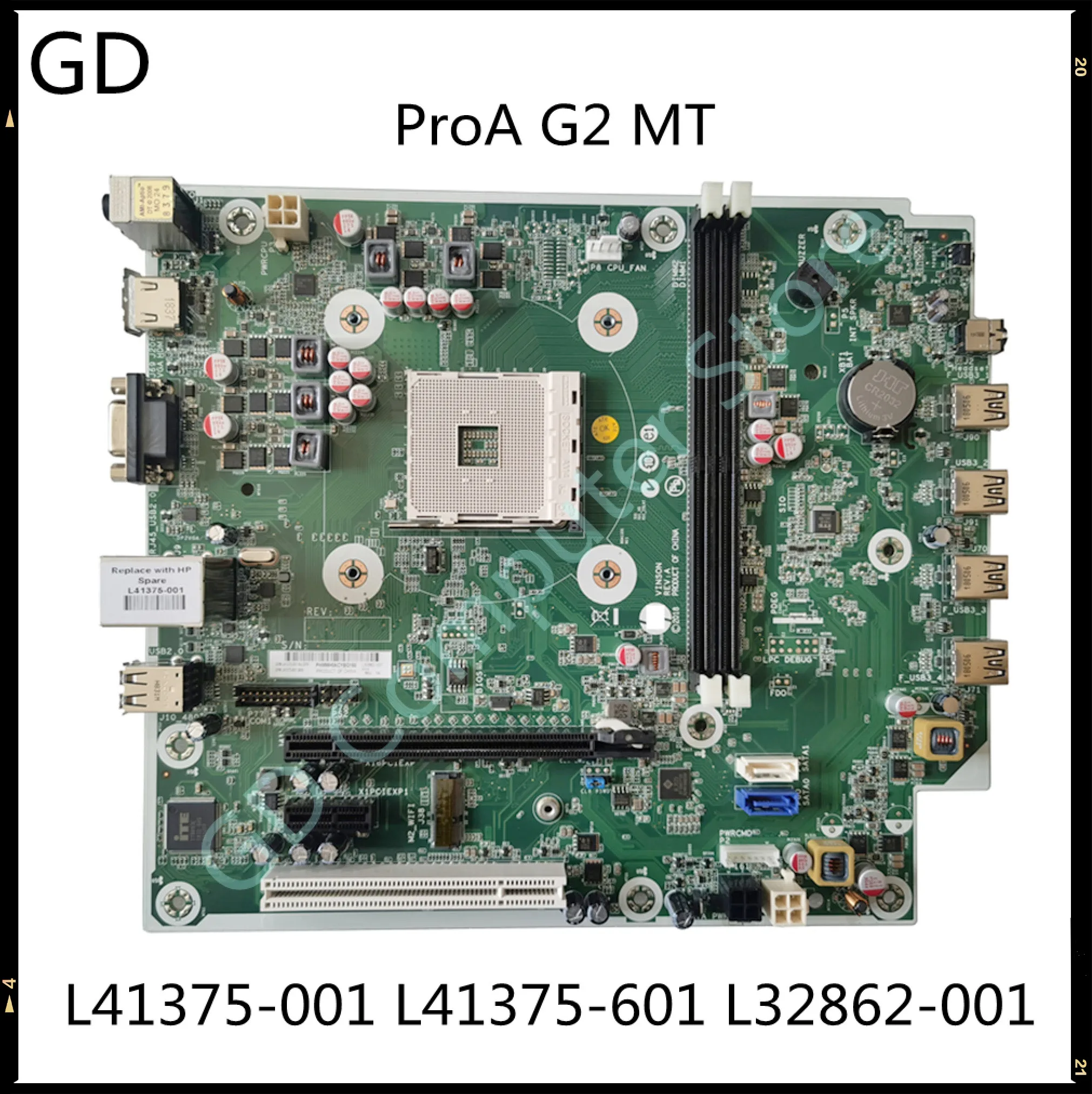 GD для HP ProA G2 MT десктопная материнская плата VINSON REV: Стандартная стандартная