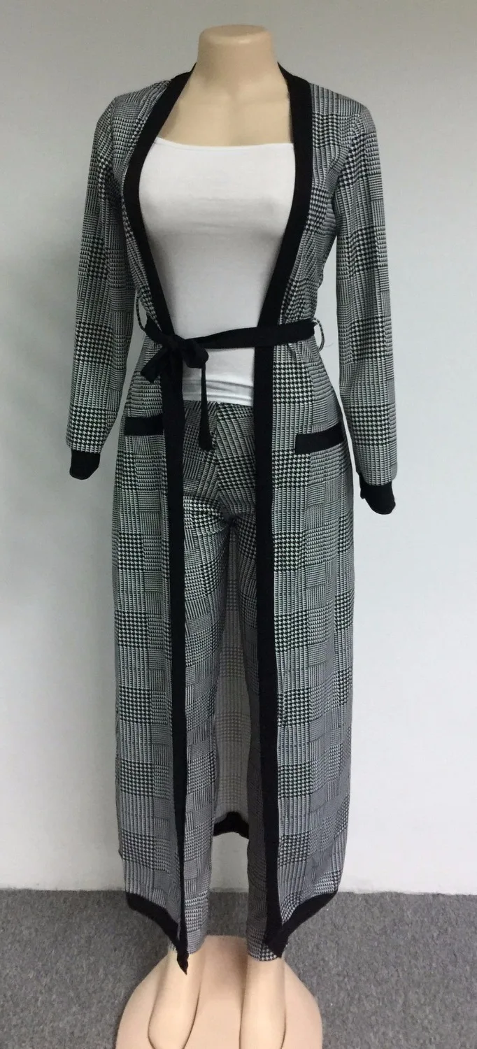 Женское платье + пиджак майка Foamlina комплект из трех предметов Модное Длинное