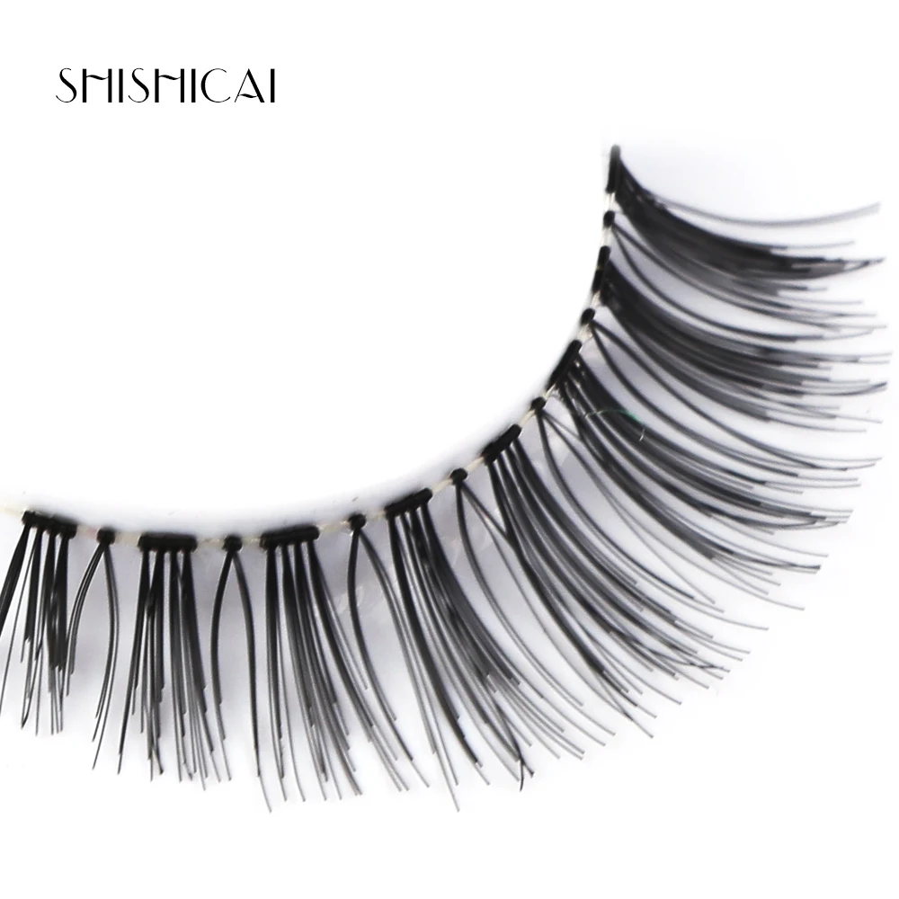 1 пара Накладные ресницы ручной работы натуральные длинные толстые Висячие для