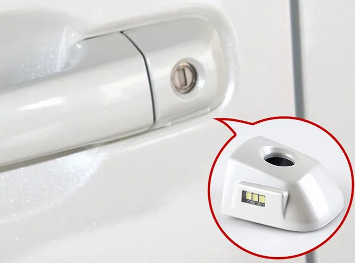 Улучшенная крышка наружной ручки со светодиодный светильник кой для Prado 2014-19 Lc200