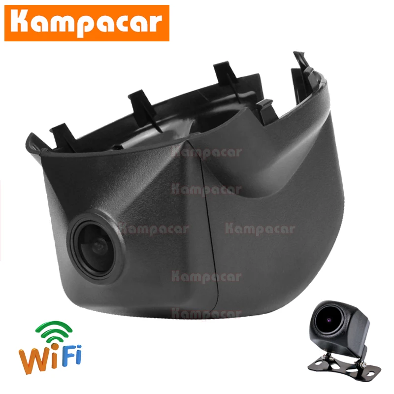 

Kampacar VW11-D DashCam For Volkswagen Passat Magotan CC VW Tiguan Touran L High Edition 2K Auto Dual Lens Full HD 1080P Car Dvr