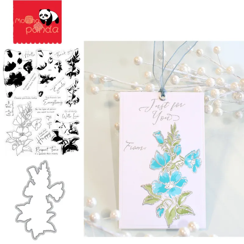 Цветочные металлические штампы и трафареты для сделай сам скрапбукинг