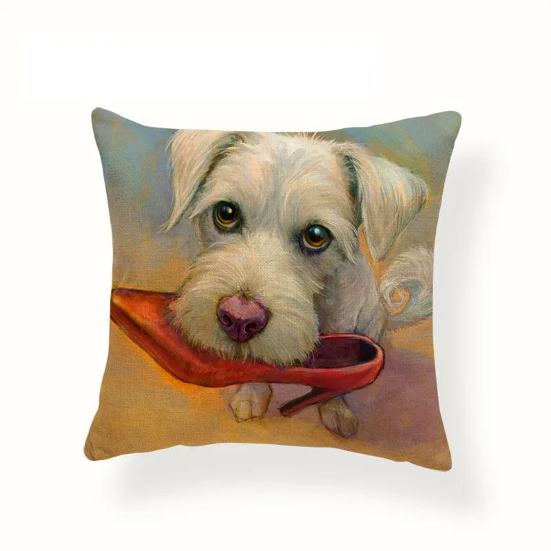 Милый меховой чехол для подушки квадратный домашней декоративной 45*45 см - купить