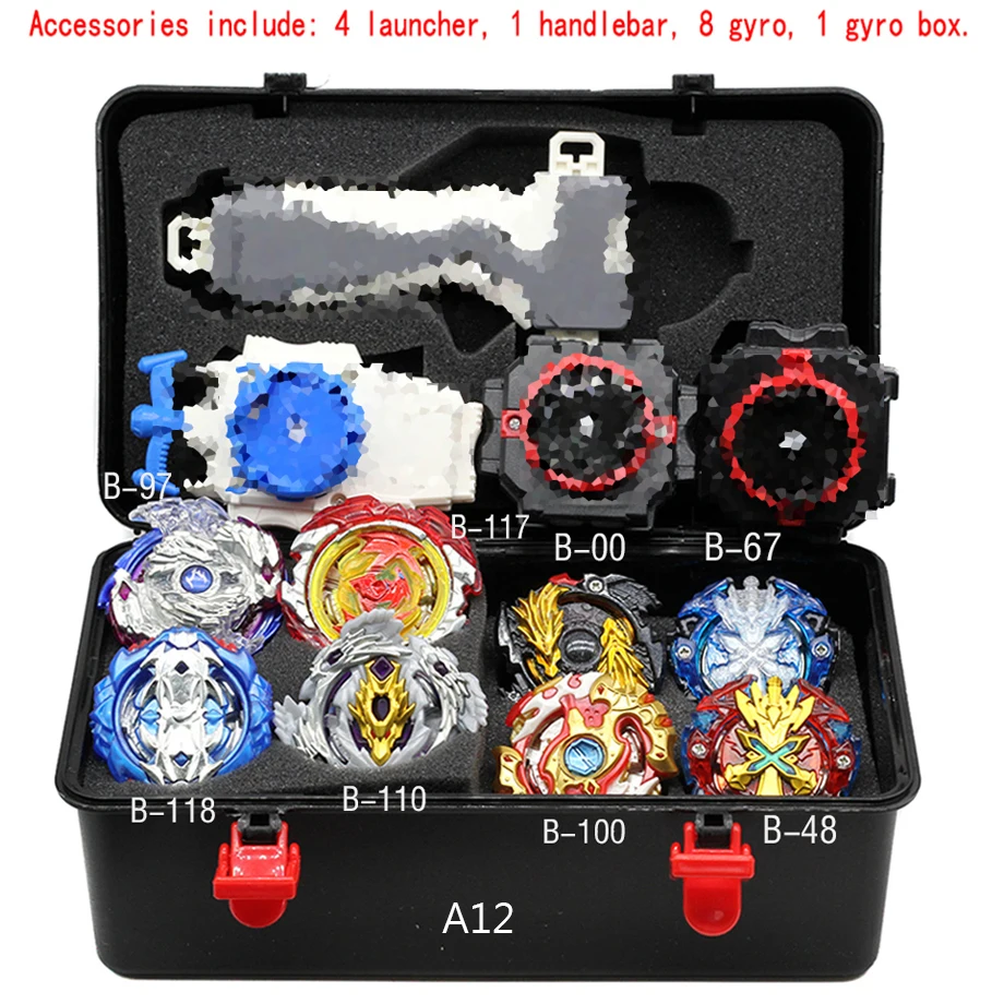 Beyblade Burst Bey Blade игрушка из металла Funsion Bayblade набор коробка для хранения с ручкой пусковая пластиковая коробка игрушки для детей