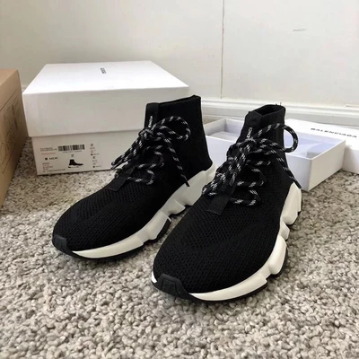 Эластичные носки обувь для женщин новинка 2019 бега на толстой подошве