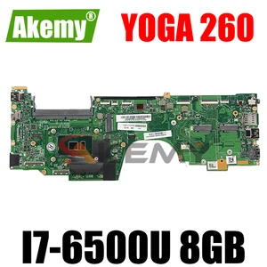 for thinkpad yoga 260 laptop motherboard cpu i7 6500u ram 8gb la c582p fru 00ny978 01lv849 01lv850 00ny979 100 test ok free global shipping