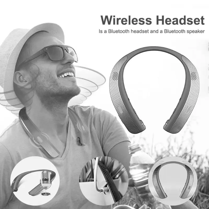 Bluetooth-наушники легкая стереогарнитура с шейным ободом беспроводная гарнитура