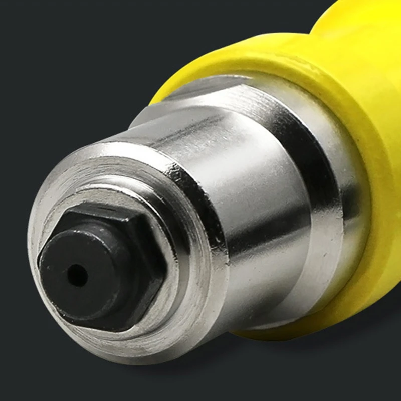

Professional Riveting Adaptor Tool Kit Alloy Steel Forged Durable Clinching Head Non-slip Rigid Plastic Handle Retailsale