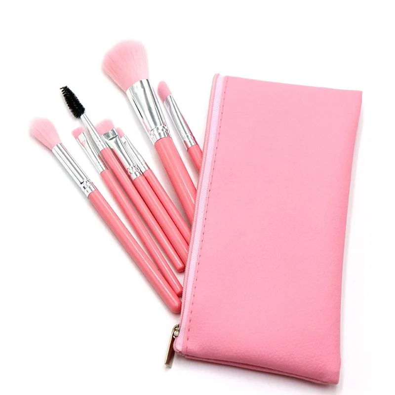 Набор кистей для макияжа 7 шт. основы под макияж пудры румян теней консилера губ