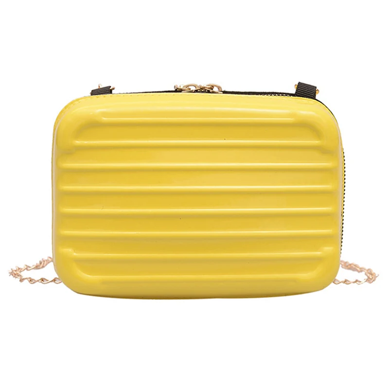 2019 New personality Women mini luggage suitcase fashion Luggage Bag Soft Shell Square Handbag women Purses And Handbags O66 | Багаж и