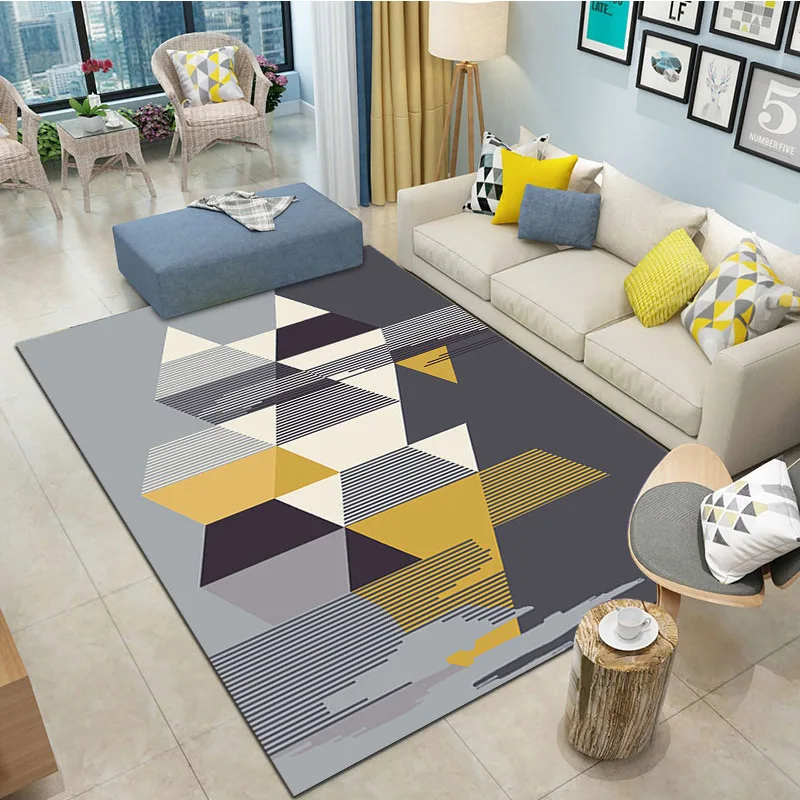 

Carpet In The Living Room Rug Nordic Bedroom Bedside Blanket Carpet Geometric Homestay Hotel Office Sofa Blanket Carpet Bedroom