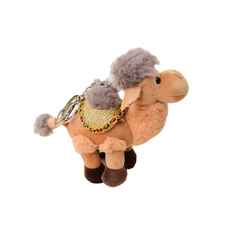 

new Cute Desert Camel Princess Upscale Exquisite pendant pretty Keychain good quality soft Soothing doll christmas gift