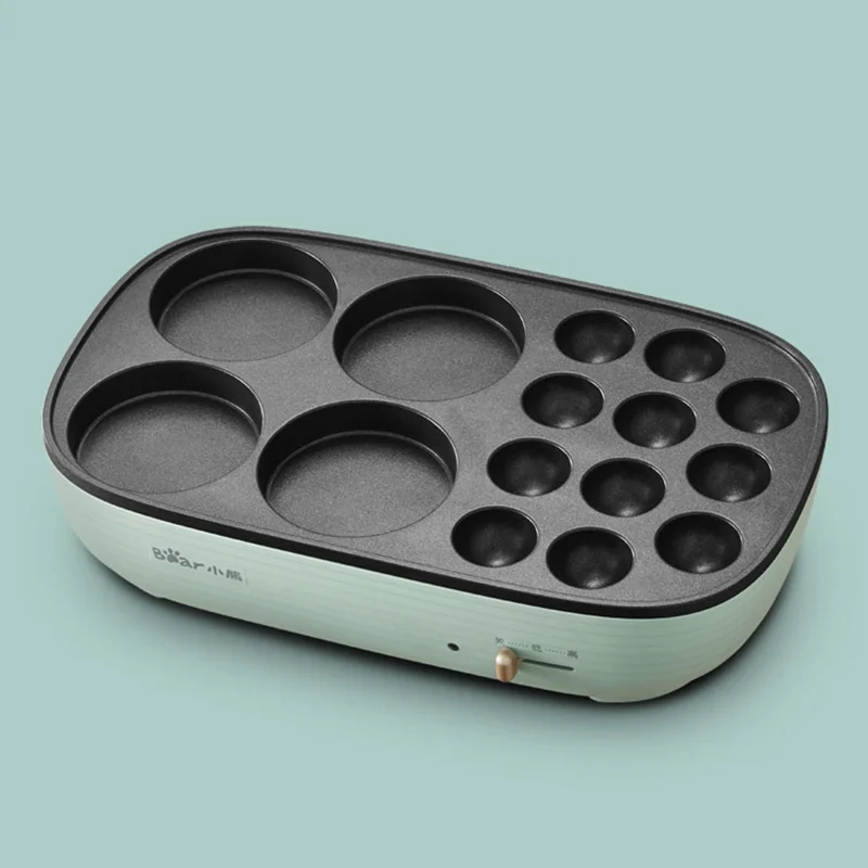 Мини-печь Bear 220V Electric Oven Household Smokeless Small Mini Meatball Machine Takoyaki Multi-function Grill