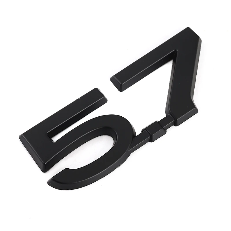 5.7 Sticker 3D эмблема табличка эмблема на крыло наклейка 3D стикер автомобиля 5,7 литр логотип Hemi для Jeep Dodge Ram 1500 2500 3500 Challenger зарядное устройство - Название цвета: 5.7 Sticker
