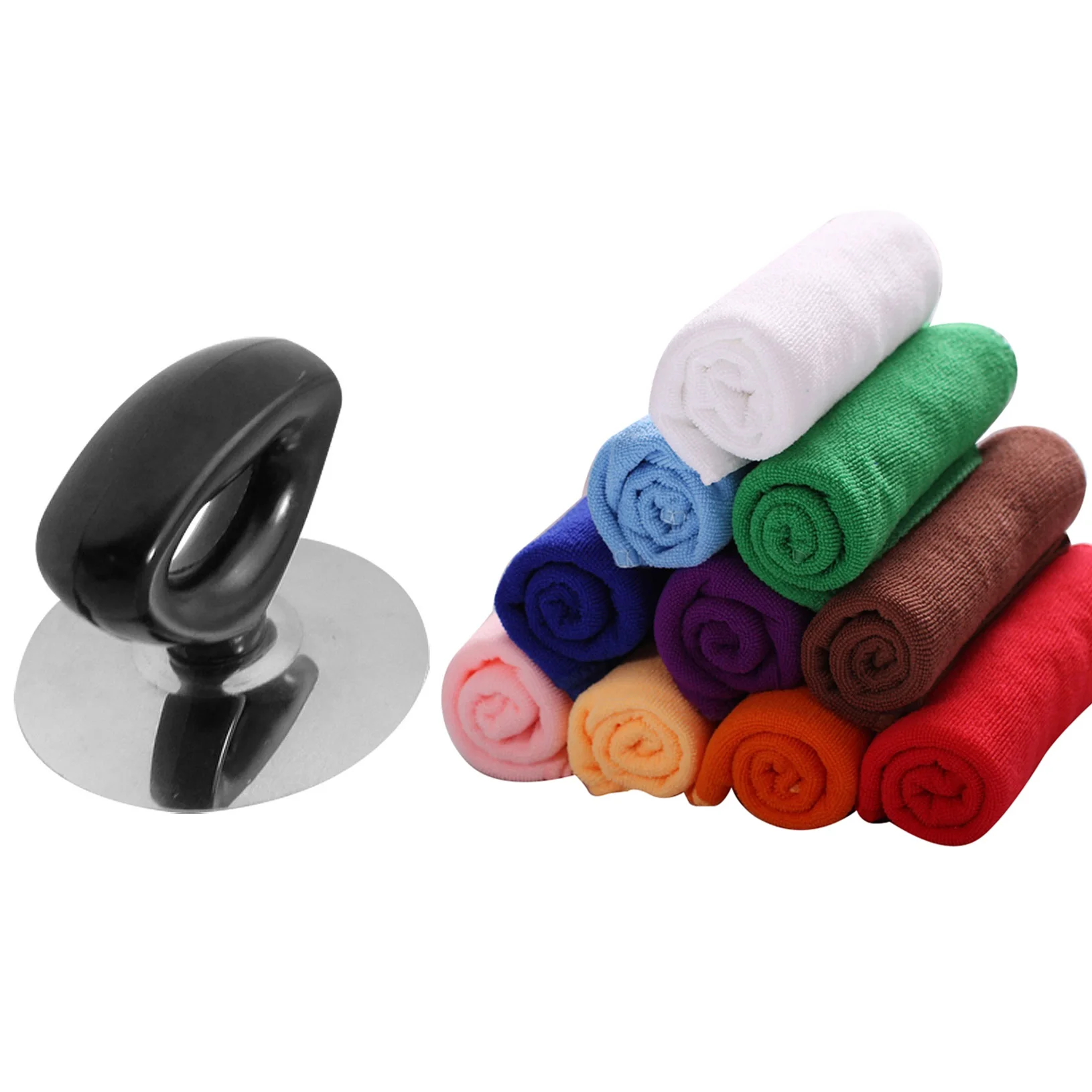

Kitchen Replacement Cookware Pot Lid Cover Knob Handle With 10 Pcs Mixed Color Microfiber Car Cleaning Towel