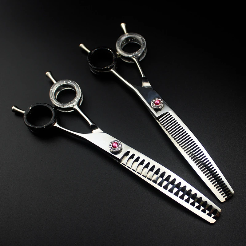 Профессиональные японские 440c 7 дюймов Цветные Ножницы Для Стрижки собак