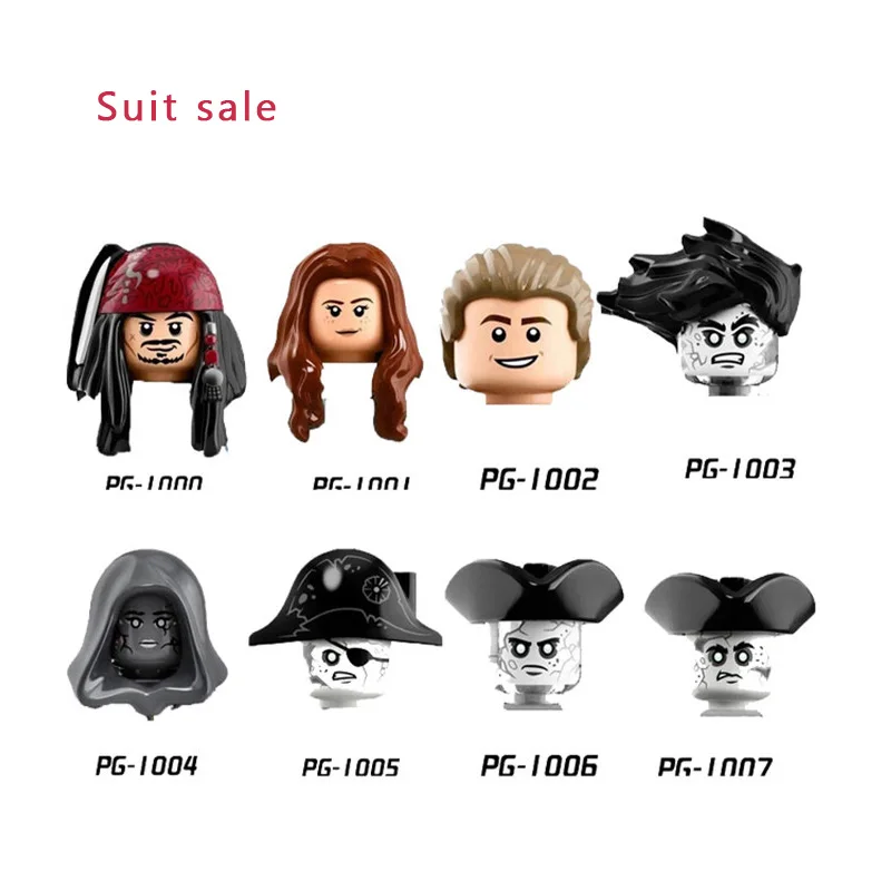 

Pirates of The Caribbean Movie Series Mini Figured Bricks Building Blocks Diy Assembled Educational Toys Model Gifts Pg8048