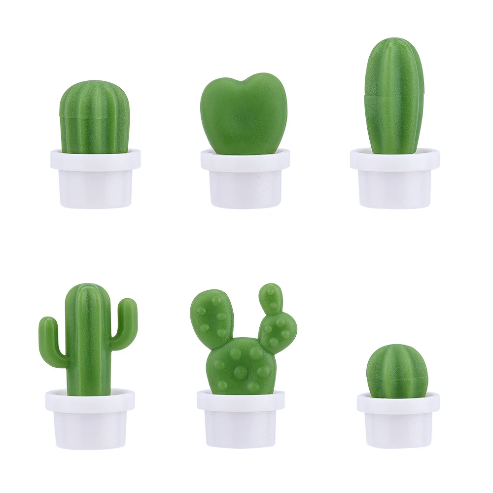 Магниты на холодильник милые сочные растения магнит кнопка кактус стикер