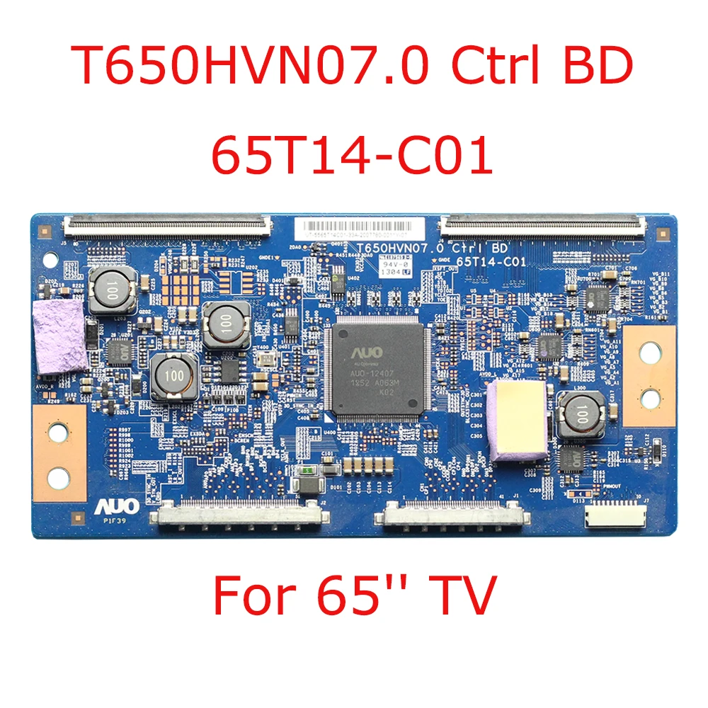 T-con T650HVN07.0 Ctrl BD 65T14-C01 65 tv inch Logic Board оригинальный teste de placa Бесплатная доставка |