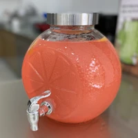 1pc storage tank lead free glass airtight jar dried fruit jar storage storage bottle