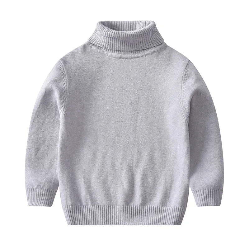 

Autumn Winter 2020 Turtleneck Sweater Children'S Clothing For Boys Cute Kids Knitted Coat Baby Pullover Sweater 12M 2 5 6 7 Year