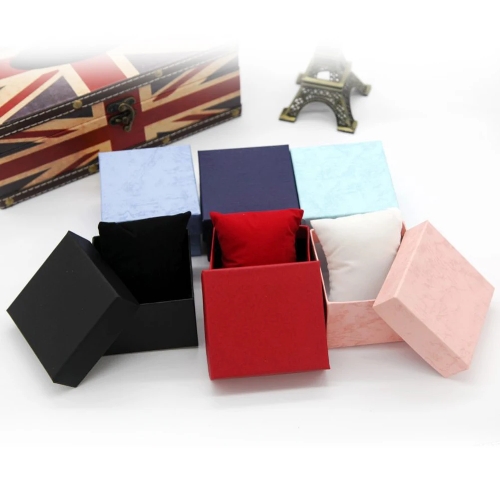 Коробка для часов прочный жесткий чехол наручных квадратная Подарочная коробка