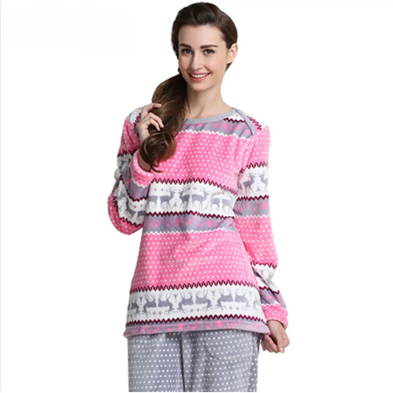 2021 Зимние повседневные женские ботинки Пижамные комплекты Женская утолщенная