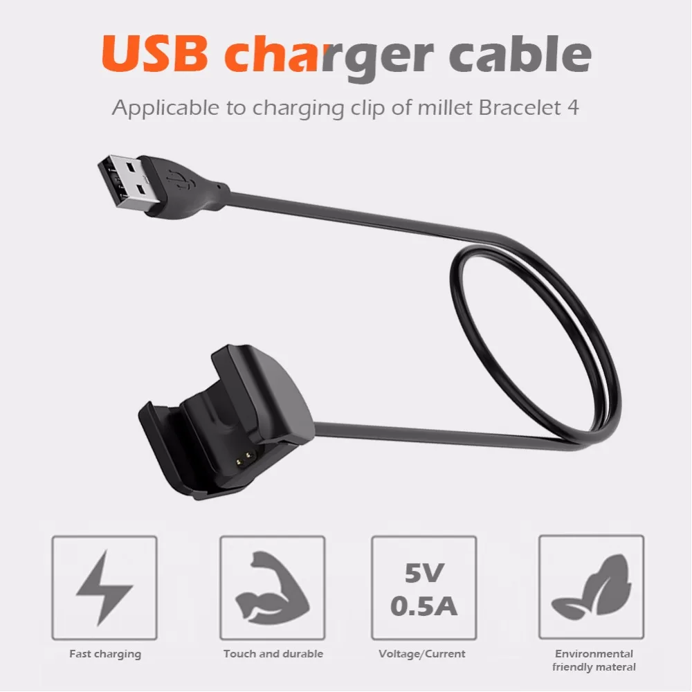 Разборки- Зарядное устройство адаптер 13/20/100 см зарядка через usb кабель для Xiaomi Mi Band 3/4/NFC умный Напульсники с креплением сзади Зарядное устройство