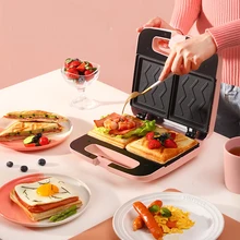 Electric Sandwich Maker Breakfast Machine Household Light Food Multi-Function Waffle Maker Takoyaki Toast Pressure Toaster