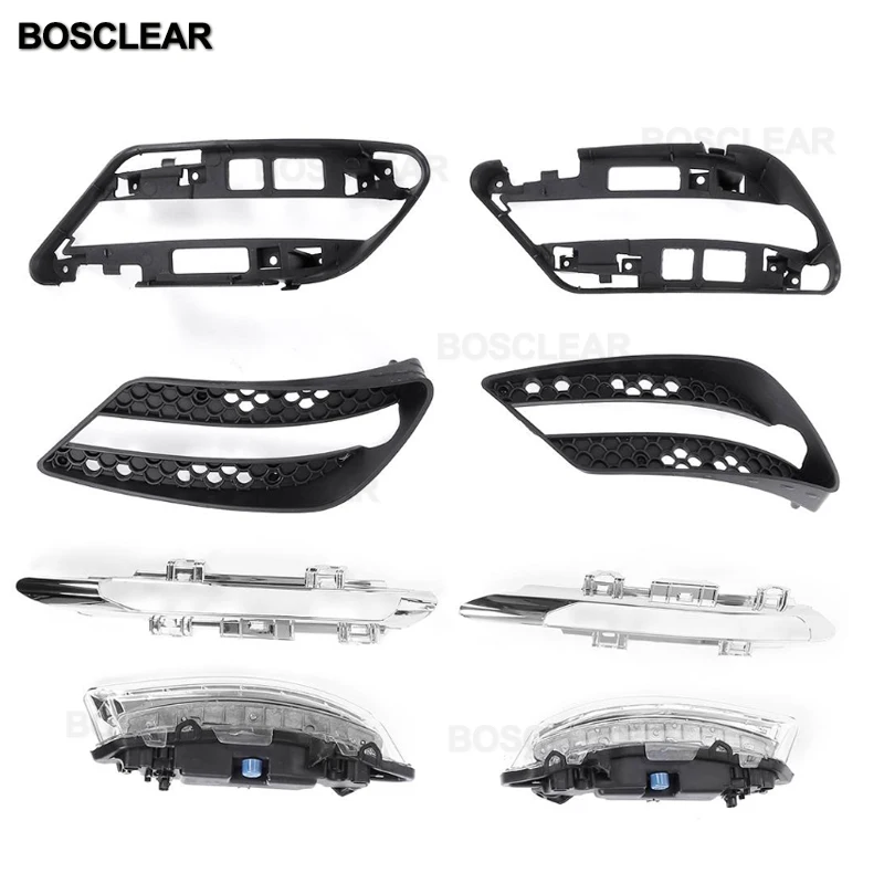 Для mercedes benz w204 2008-2015 C200 C260 C300 Спорт AMG туман светильник s светодиодный DRL Дневной