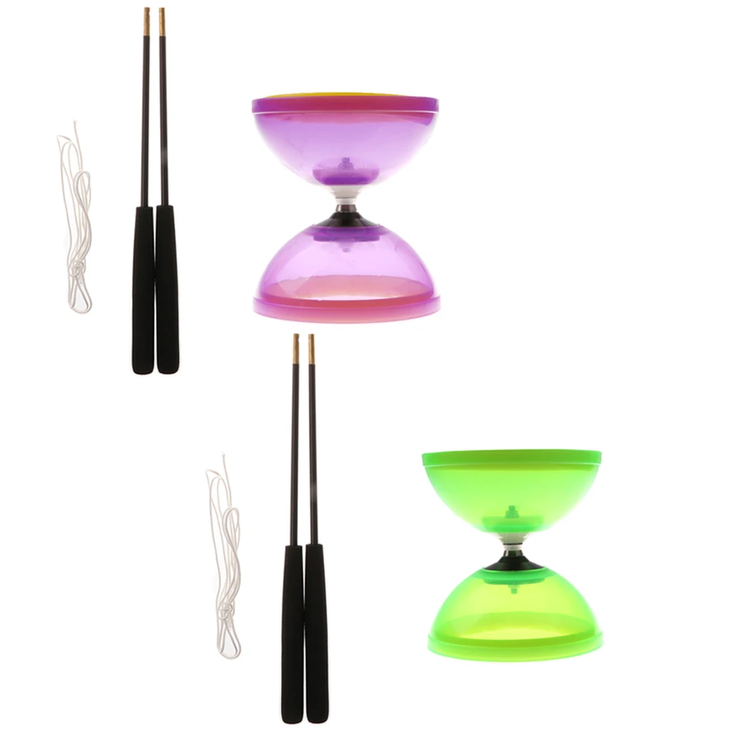 2x профессиональные 5 дюймовые китайские йойо дьявольские игрушки и алюминиевые