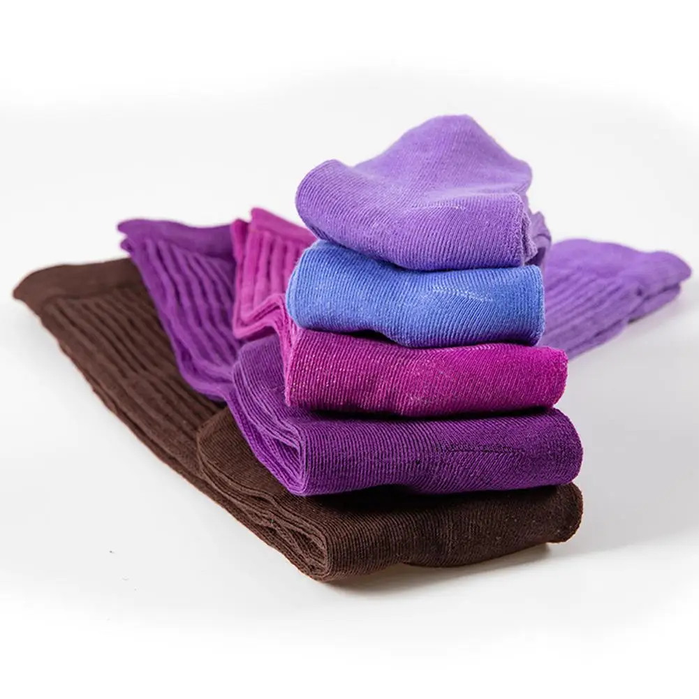Носки Slouch Scrunchy для женщин Красочные Длинные свободные носки из плотного хлопка и