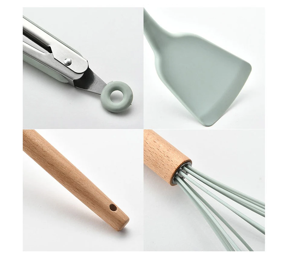 Набор кухонных принадлежностей набор кухонной посуды из силикона 12 предметов