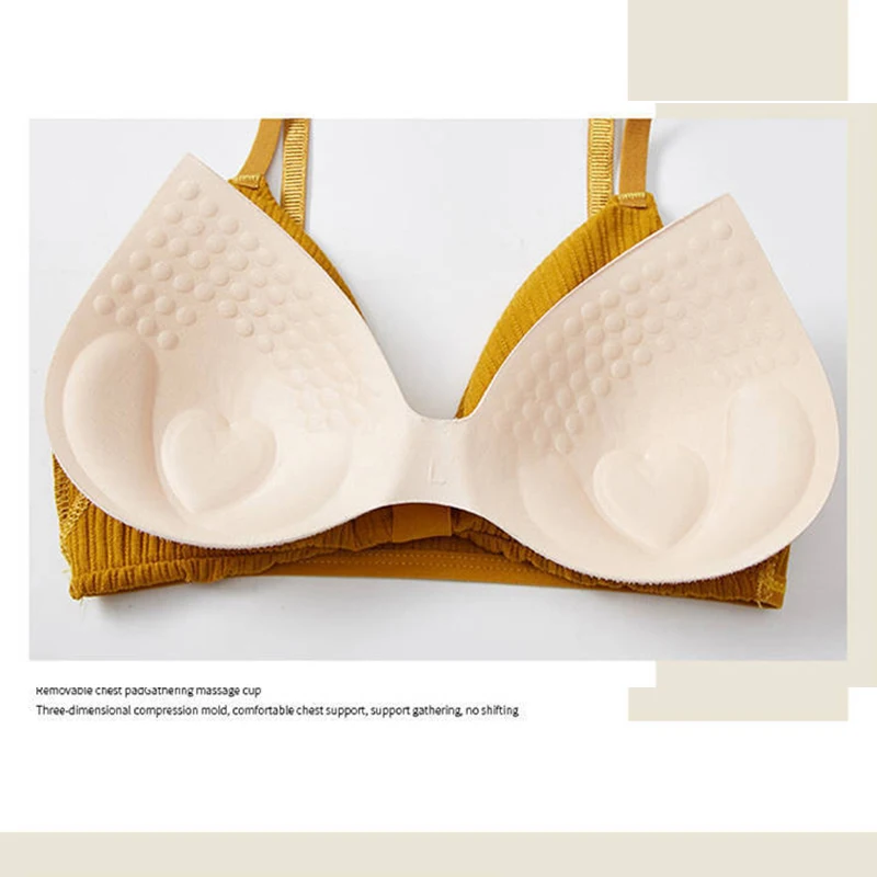 

Cotton Bras For Women Push Up Bra Sexy Lingerie Wire Free Brassiere Padded Comfort Bra Top Female Bralette Seamless Underwear
