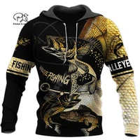 plstar cosmos animal newest carp bass fishing fisher streetwear long sleeve tracksuit 3dprint ziphoodiessweatshirtsjacket a12