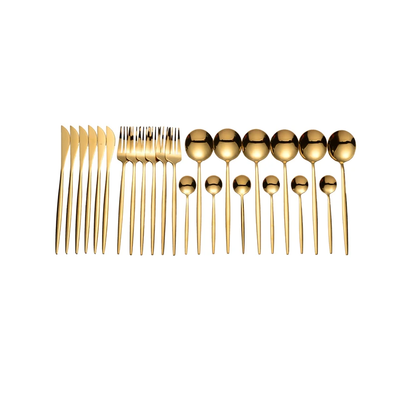 Столовые приборы из нержавеющей стали 24 шт.|Столовые сервизы| |