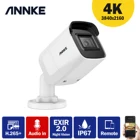 ANNKE 1 ПК со сверхвысоким разрешением Ultra HD, 8MP POE Камера 4K IP67 защита от атмосферных воздействий сети IP пуля Ночное видение по электронной почте, спровоцированное перемещением металлическая камера системы видеонаблюдения Камера