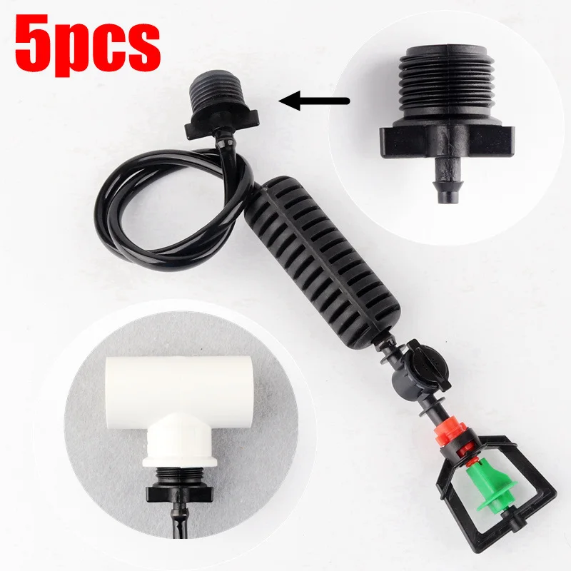 5 комплектов система полива Вращающаяся насадка|Наборы для полива| |