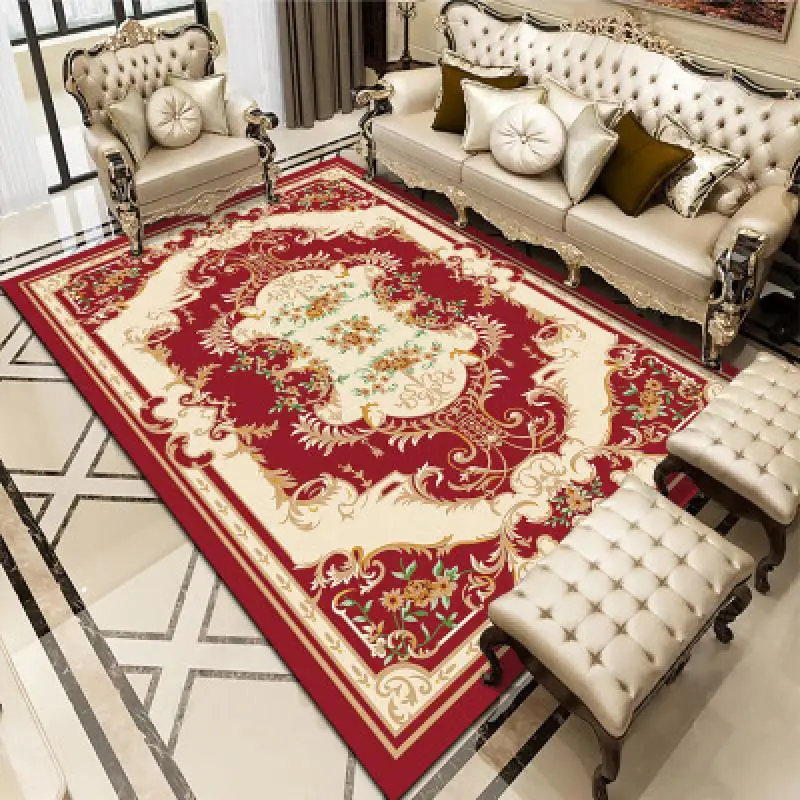 

Persian Style Carpets For Living Room Bedroom Rug Luxury Home Decor Carpets Coffee Table Floor Mats Hotel Hallway Area Rugs