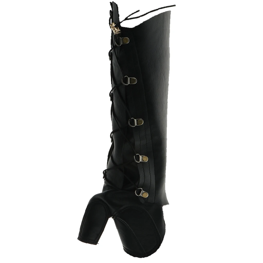 Ручной работы кожа стрельба из лука рука гвардии палец перчатка для левой руки