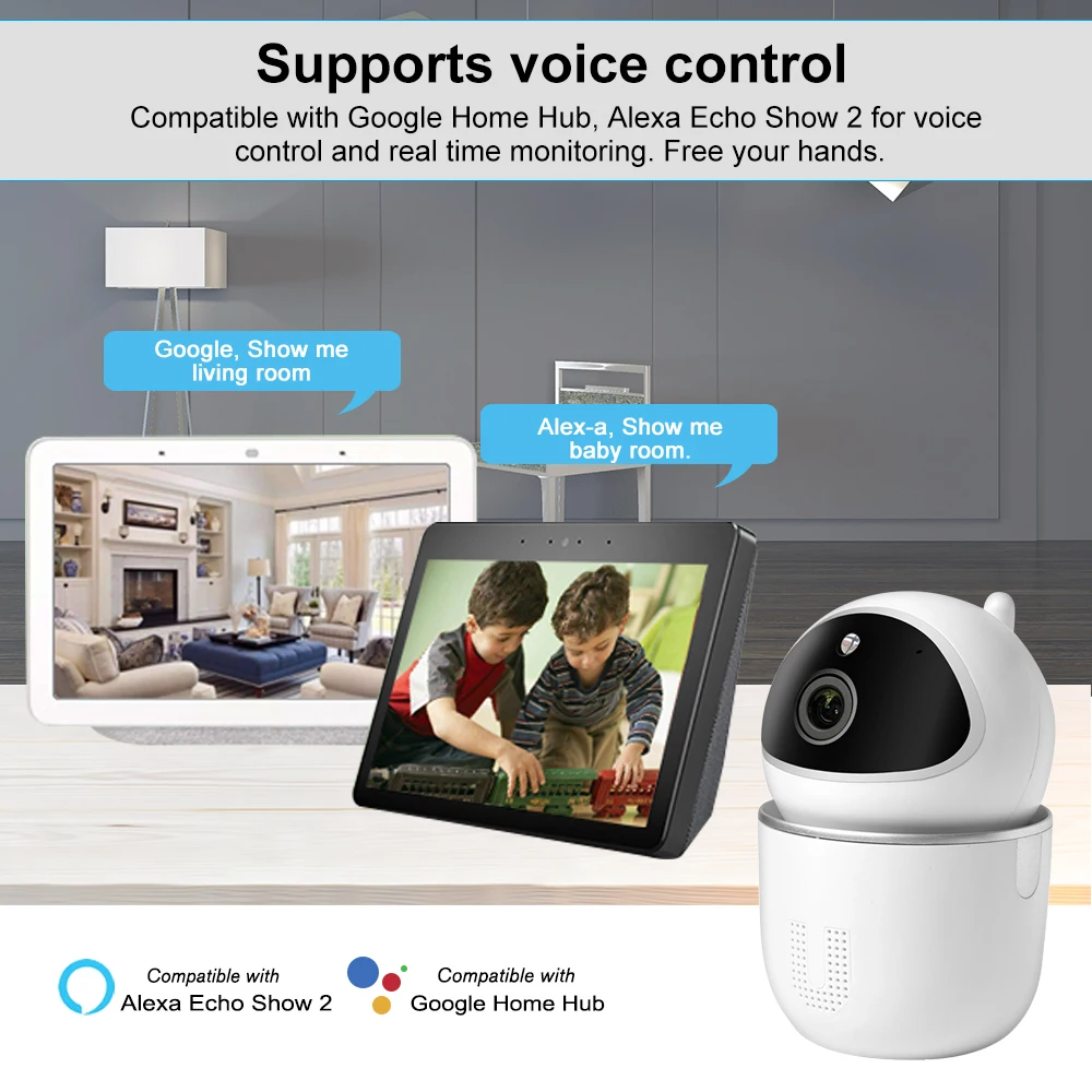 Беспроводная IP камера с датчиком движения Wi Fi 1080P|Камеры видеонаблюдения| |