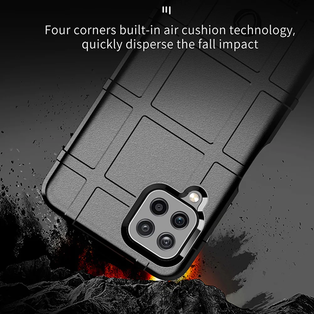 Противоударный Прочный чехол для Samsung Galaxy M32 Defender мягкий резиновый из ТПУ |