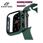 Ремешок для Apple Watch Band 41 мм 45 мм, браслет для Apple Watch Series 7 Band 44 мм 38 мм, чехол для iWatch 4 5 6 7 SE