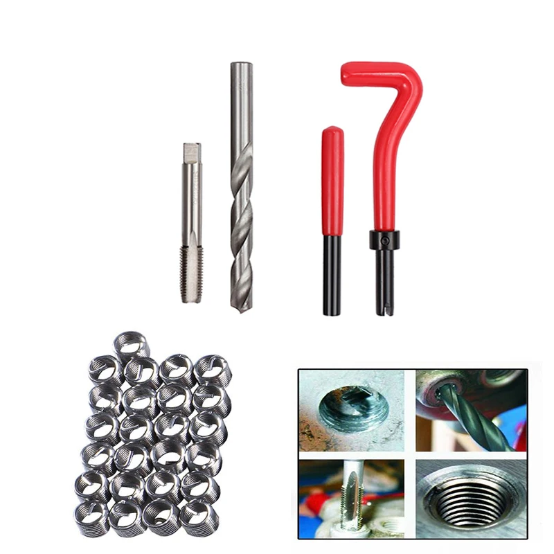30 шт. автомобильный Профессиональный сверлильный инструмент метрическая резьба