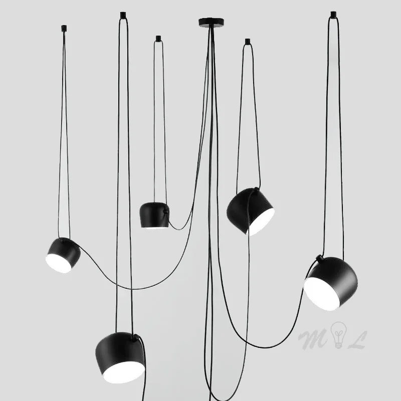 

Nordic Spider Pendant Light Aluminum Art Hanging Lamp Lighting Fixtures Industrial Pendant Lamp Suspension Light for Dining Room