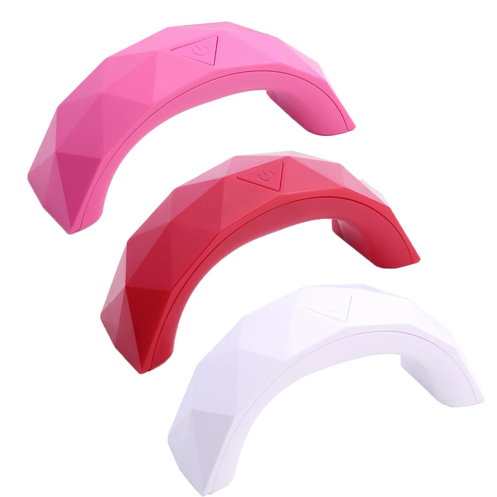 Новинка светодиодный мини-лампа USB 9 Вт для сушки ногтей форма радуги лампа