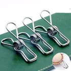 Фиксированный зажим из нержавеющей стали, 10 шт., аксессуары для рукоделия, кожаные товары, прищепки для одежды