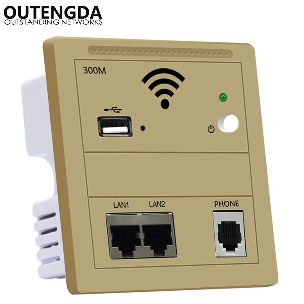 В стене точка доступа беспроводная точка доступа, маршрутизатор Wi-Fi 220 v/POE внутри помещений WiFi USB зарядка 86-панель типа маршрутизатор в стене AP